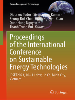 cover image of Proceedings of the International Conference on Sustainable Energy Technologies